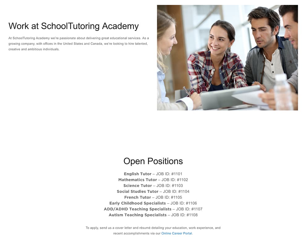 Online Tutoring Jobs_SchoolTutoring Academy_PTMoney.com