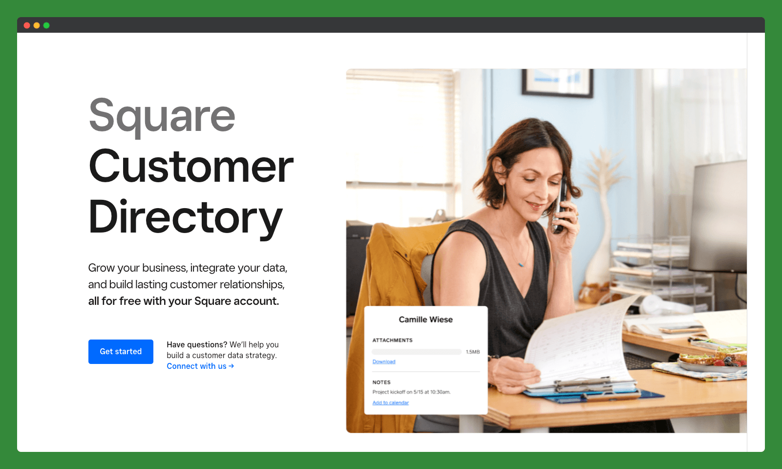 Square Customer Directory CRM